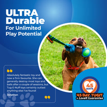 Load image into Gallery viewer, Fauxtastic PowerBall Bungee | Strong Dog Toys | Tug-E-Nuff: Purple Pattern