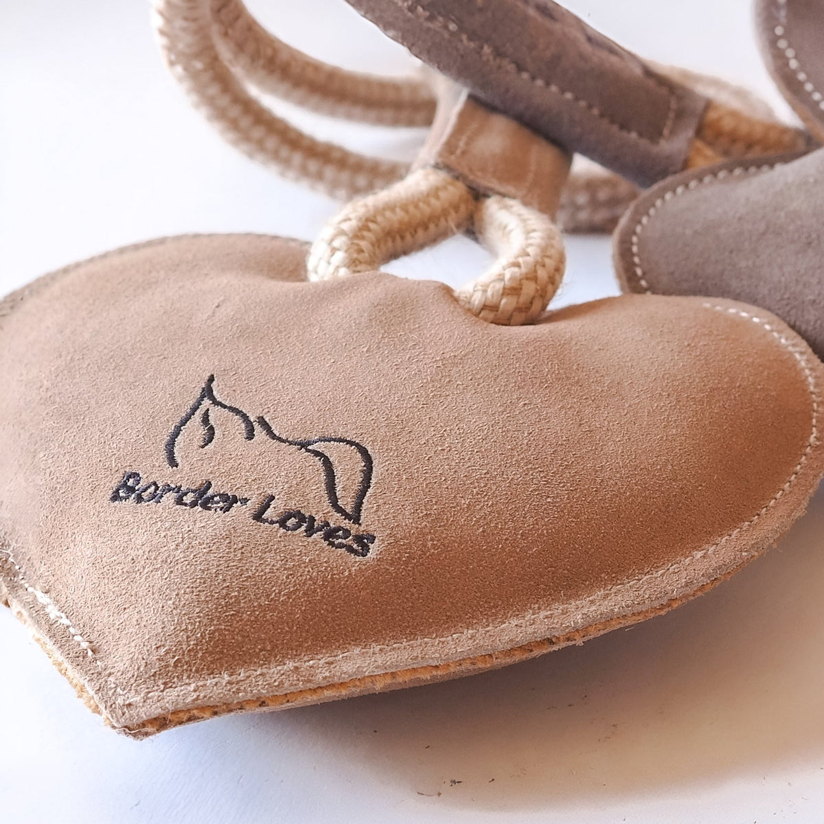 Eco Suede Heart on a Rope