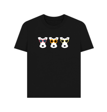 Load image into Gallery viewer, Black Printed T-shirt