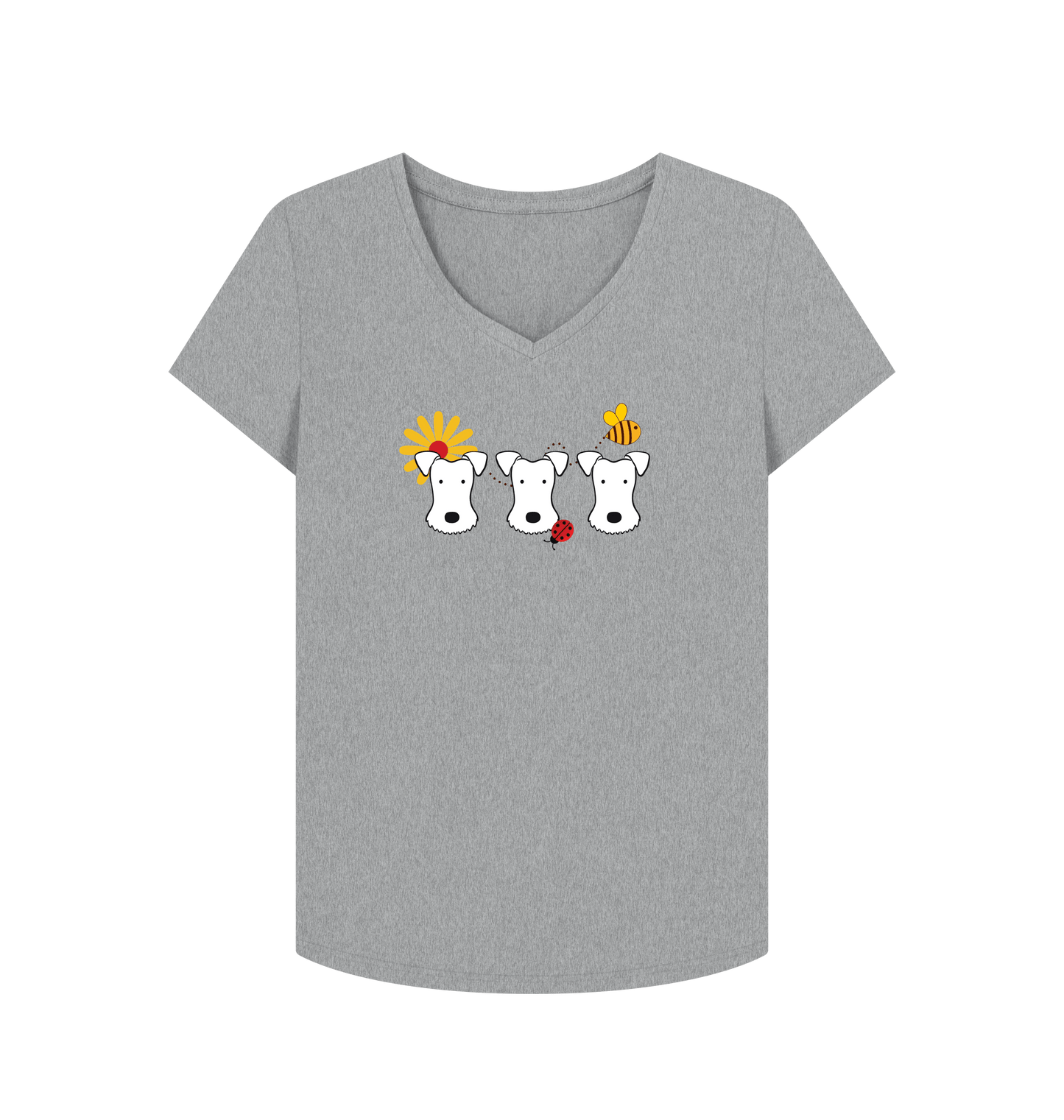 Athletic Grey Printed T-shirt Front