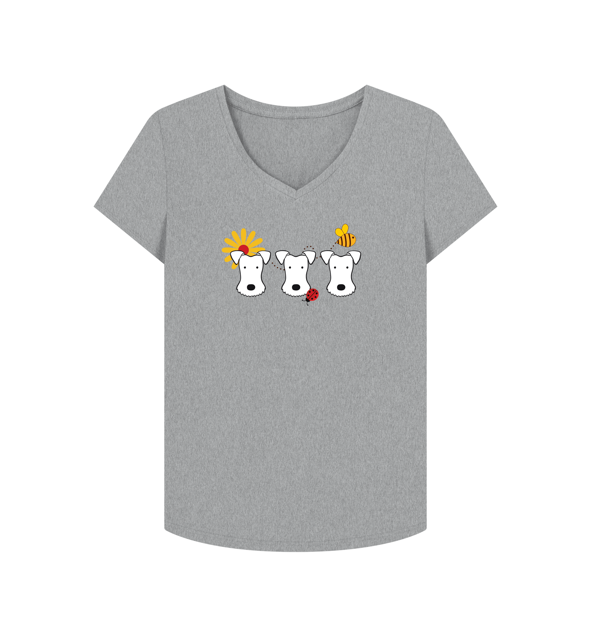 Athletic Grey Printed T-shirt Front