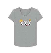 Load image into Gallery viewer, Athletic Grey Printed T-shirt Front