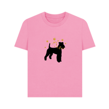 Load image into Gallery viewer, Rose Pink Printed T-shirt Front