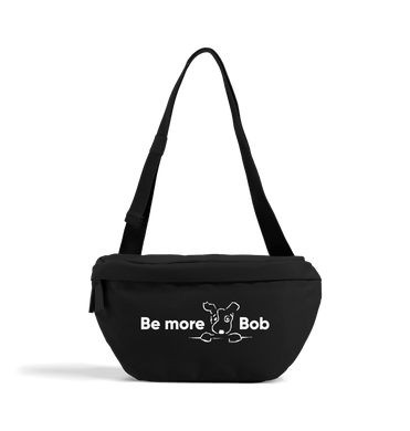 Black Be More Bob cross body bag