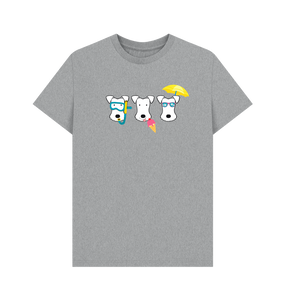 Athletic Grey Printed T-shirt