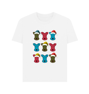 White Printed T-shirt Front