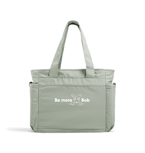 Fresh Green Be More Bob every day tote bag