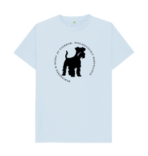 Load image into Gallery viewer, Sky Blue Bewiskered Schnauzer T-Shirt