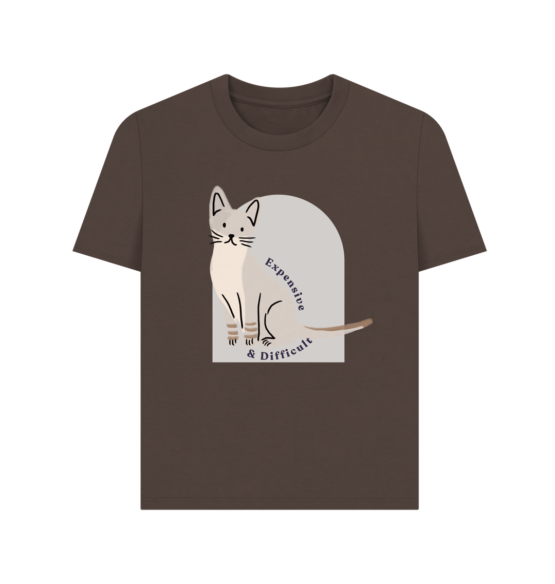 Chocolate Printed T-shirt Front