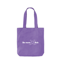 Load image into Gallery viewer, Violet Be More Bob organic cotton bag for life