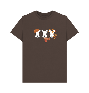 Chocolate Printed T-shirt Front