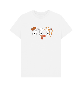 White Printed T-shirt Front