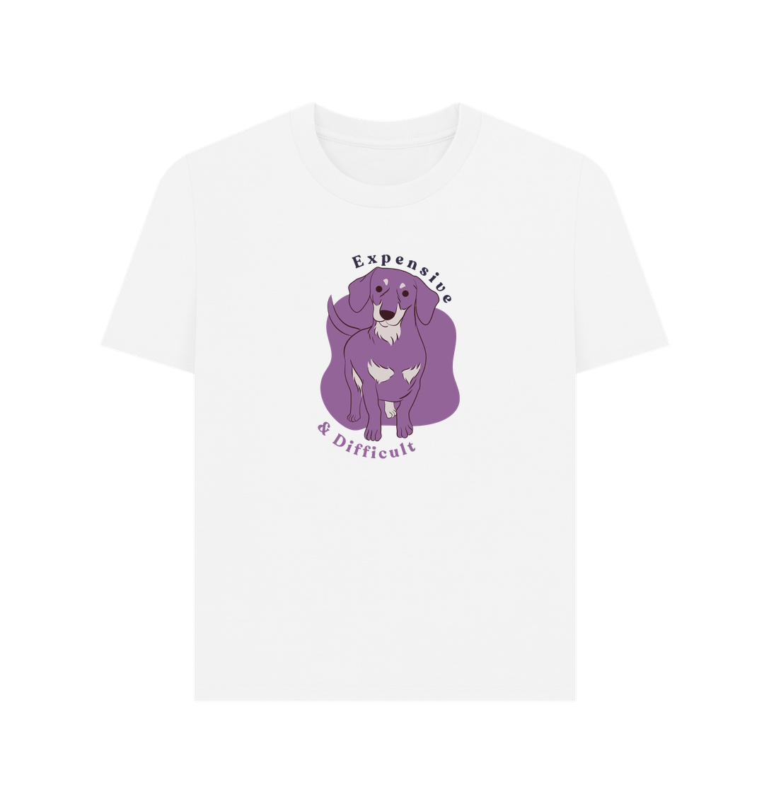 White Printed T-shirt Front