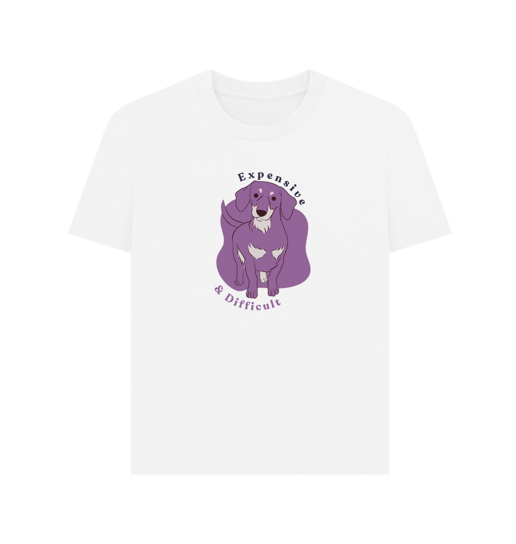 White Printed T-shirt Front