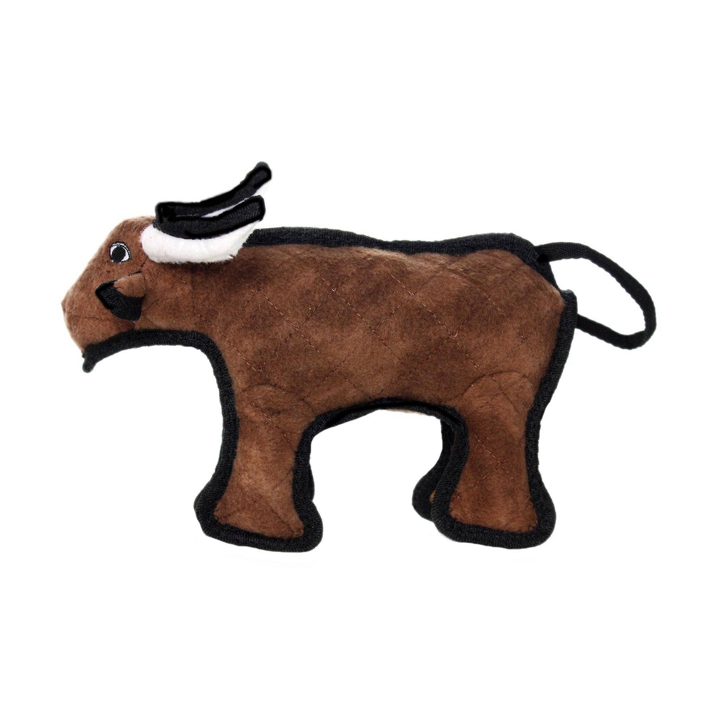 Tuffy Jr Barnyard Bull, Durable, Tough, Squeaky Dog Toy