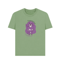 Load image into Gallery viewer, Sage Printed T-shirt Front