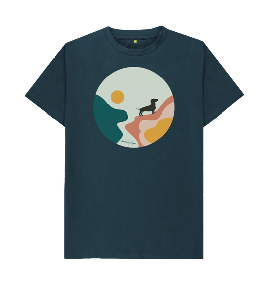 Denim Blue Be More Bob T-Shirt - small & mighty