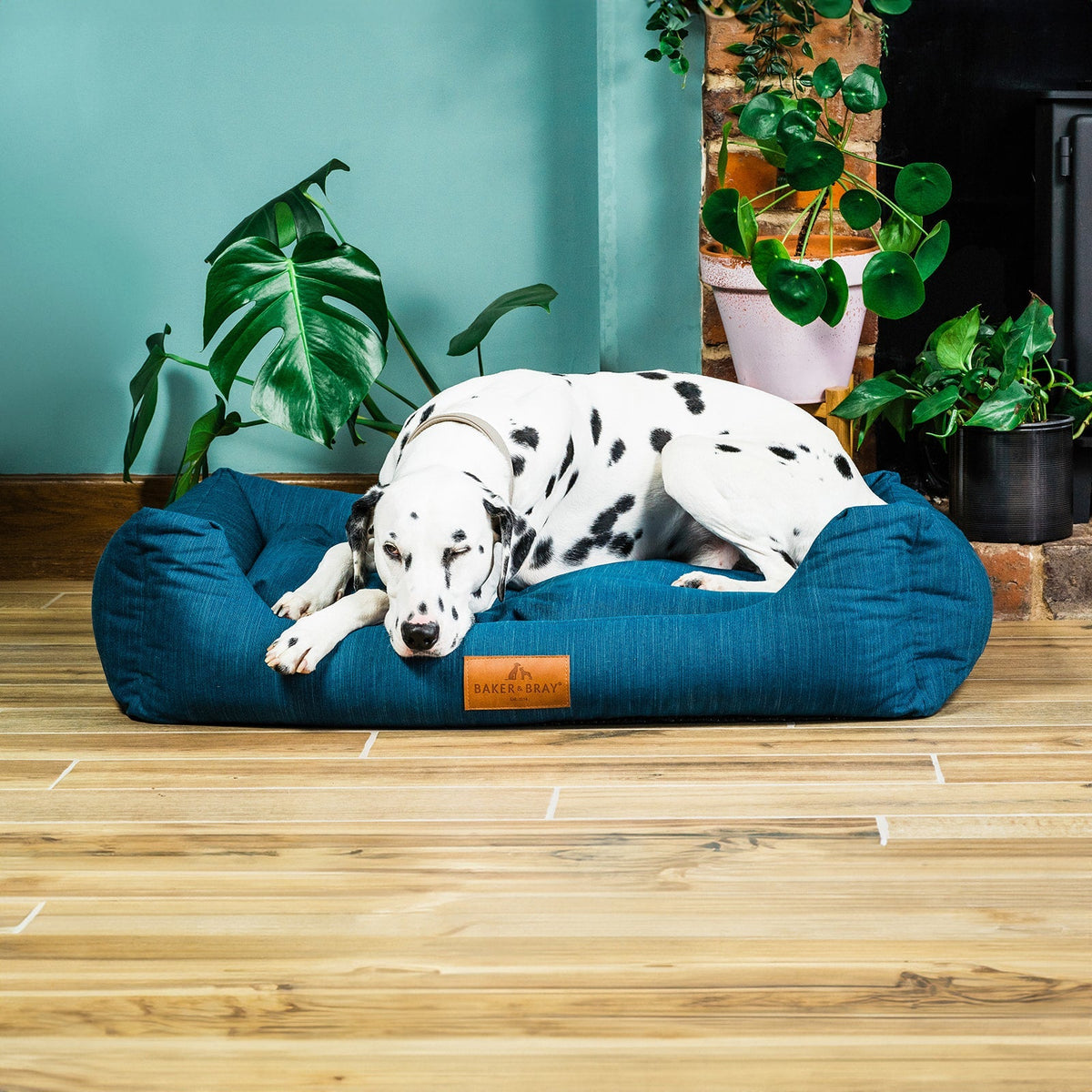 The Ultimate - Eco Friendly Orthopaedic Luxury Dog Bed, Teal Blue-Green