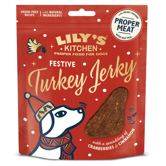 Festive Turkey Jerky | Christmas Limited Edition | Lily's Kitchen