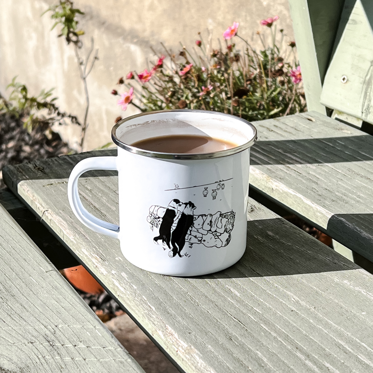 Border Collie Camper Mug