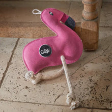 Load image into Gallery viewer, Floyd the Flamingo, Eco Dog Toy