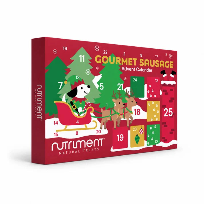PRE ORDER ARRIVING EARLY NOV | Gourmet Sausage Advent Calendar for Dogs | Christmas 2026