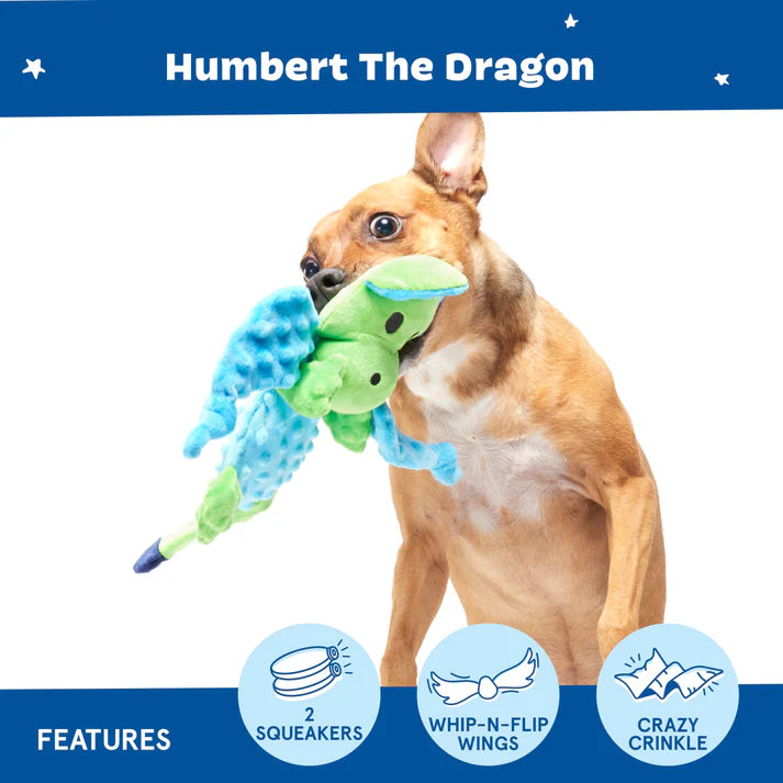 BARK Humbert The Dragon Dog Toy