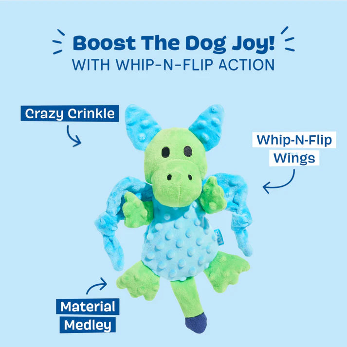 BARK Humbert The Dragon Dog Toy