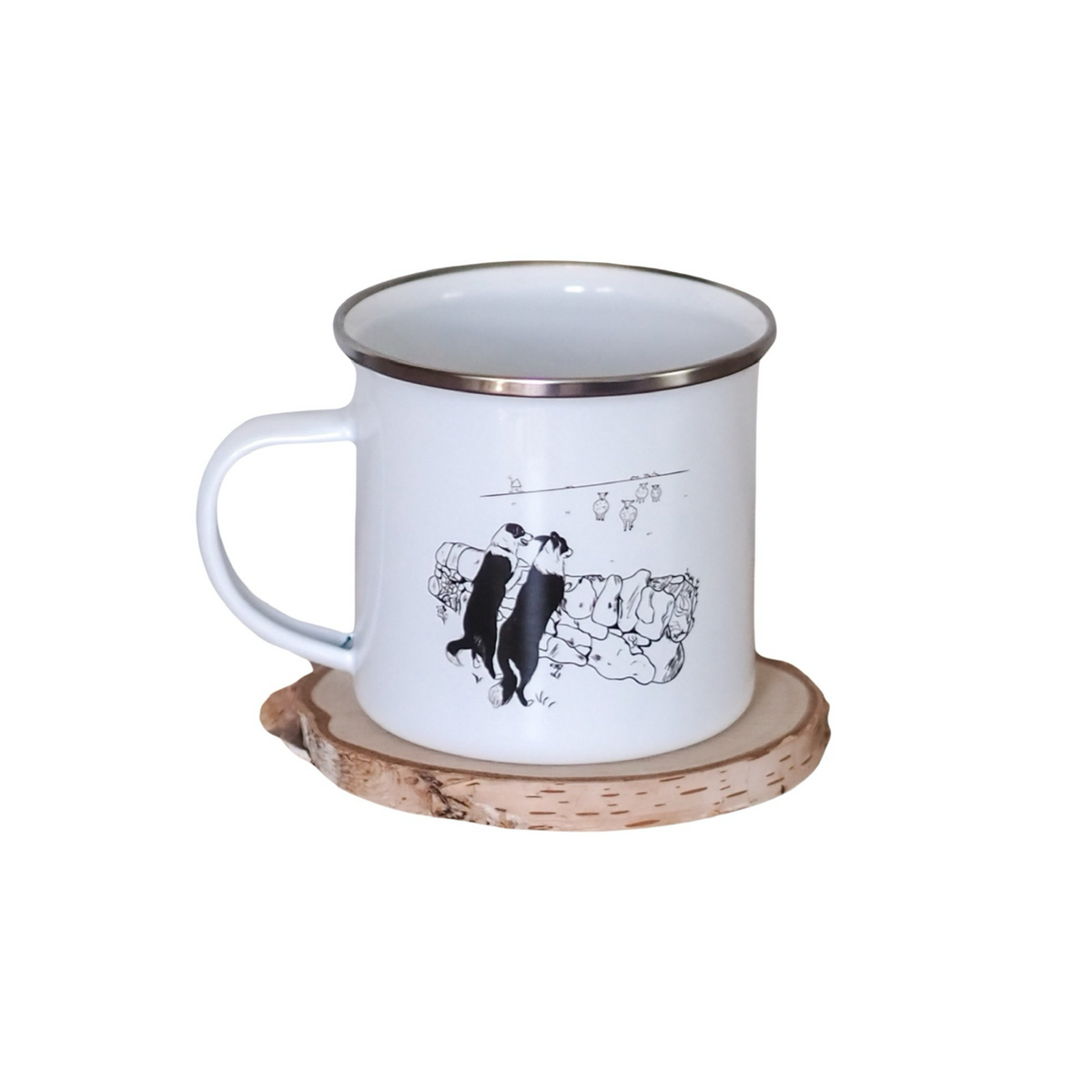 Border Collie Camper Mug