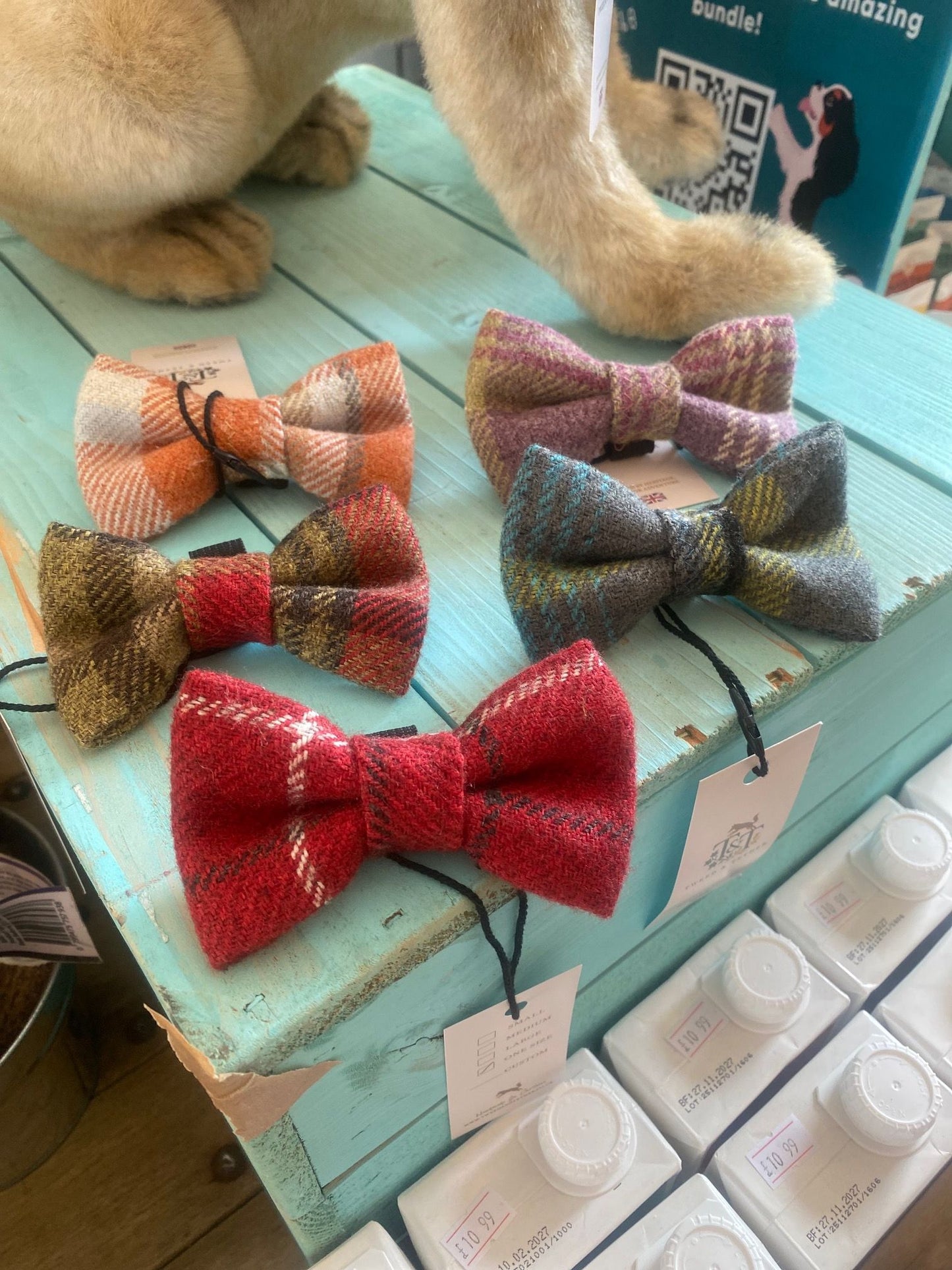 Tweed Tartan Bowtie