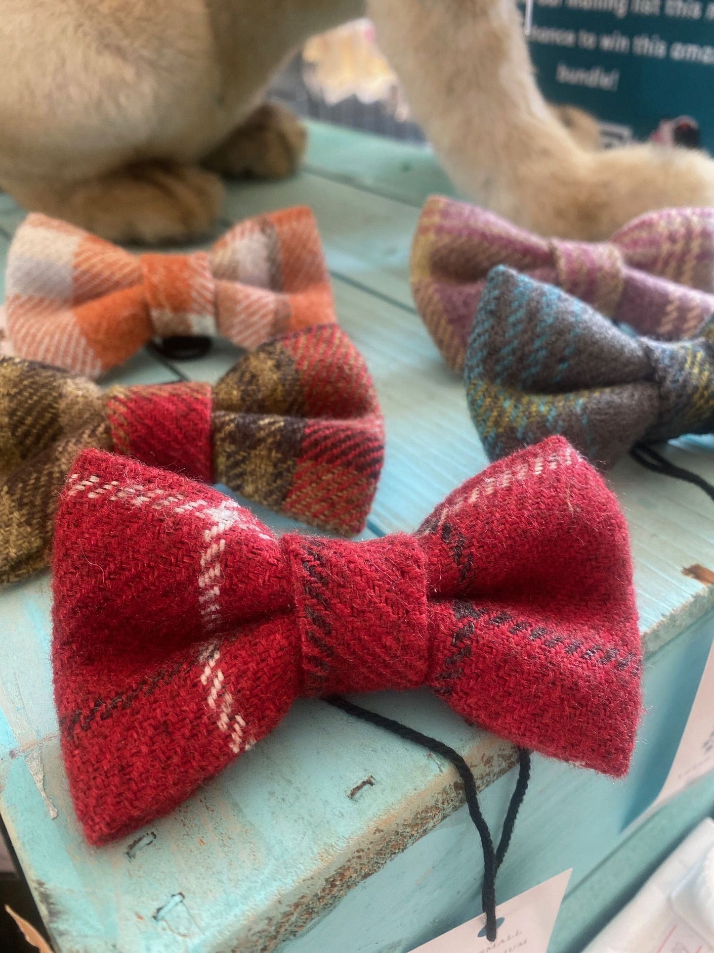 Tweed Tartan Bowtie