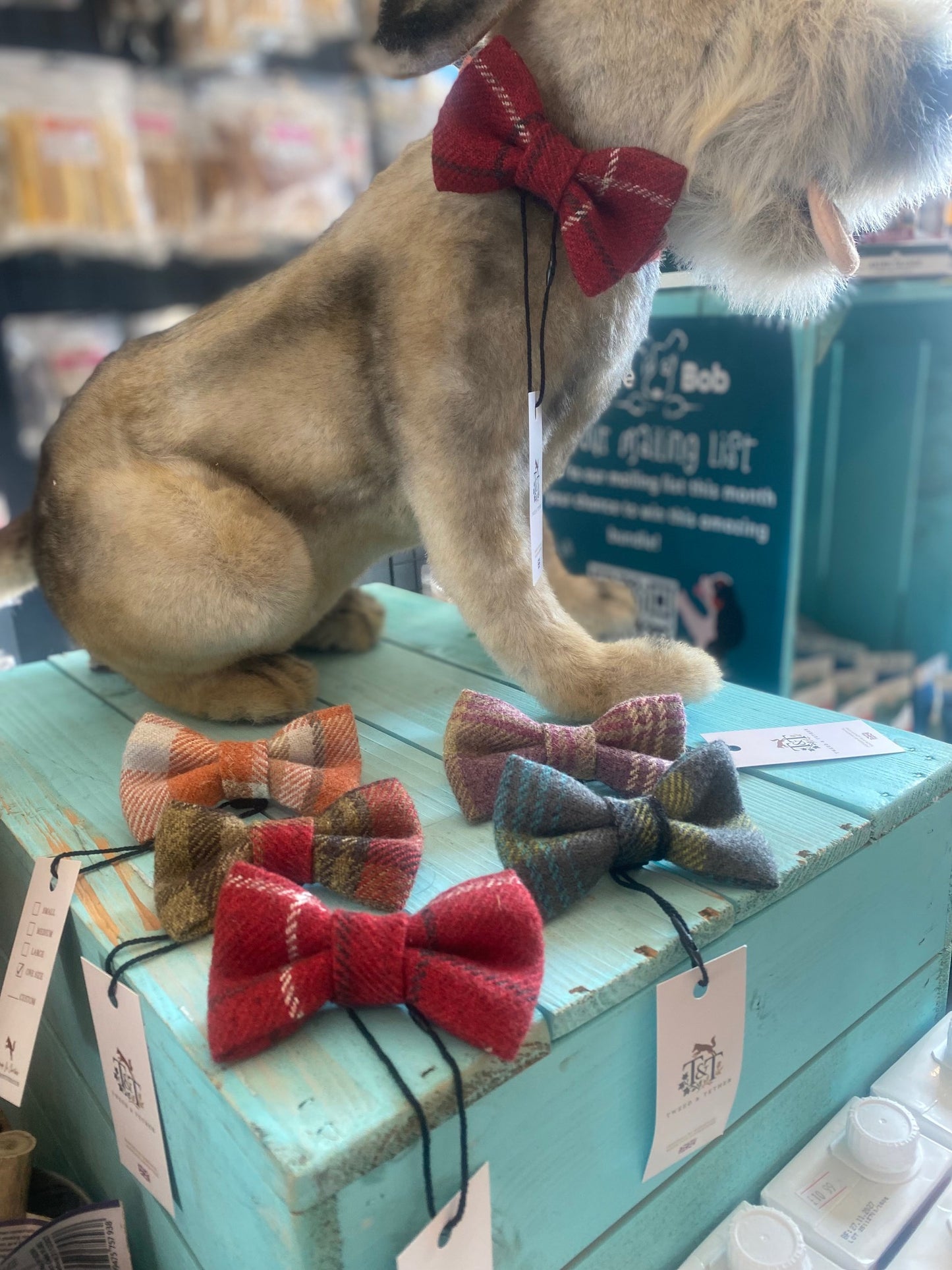 Tweed Tartan Bowtie