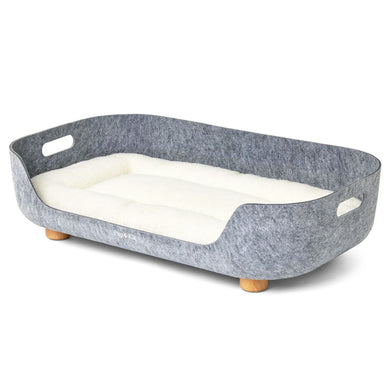 Pup & Kit PetNest Felt Bed - Grey