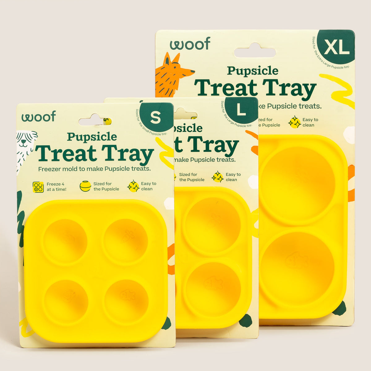 Woof Pupsicle Toy Treat Tray
