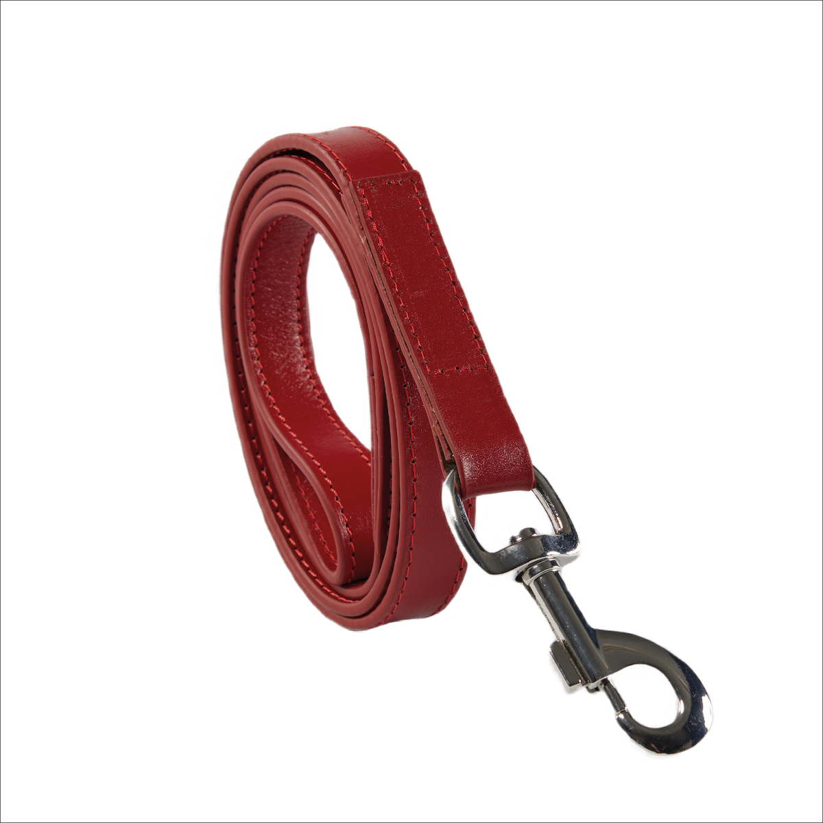 Eco Friendly Leather Dog Lead, Rose