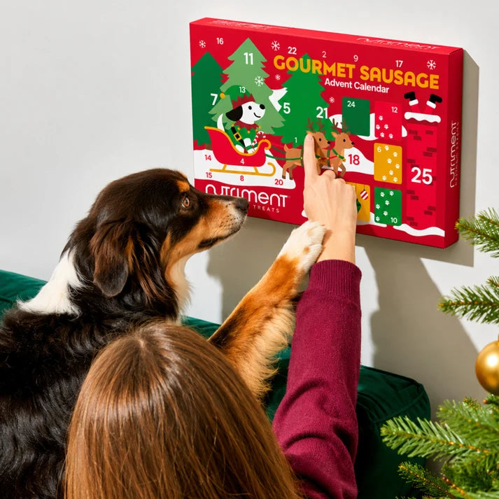 PRE ORDER ARRIVING EARLY NOV | Gourmet Sausage Advent Calendar for Dogs | Christmas 2026