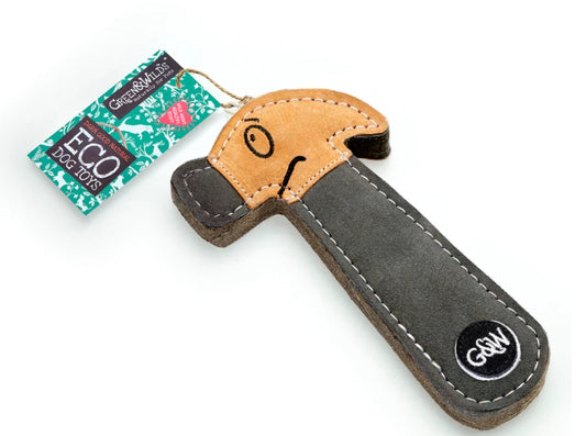 Hugo the Hammer, Eco Dog Toy, Green & Wilds