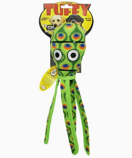 Ocean Squid, Durable, Tough, Squeaky Dog Toy | Tuffy