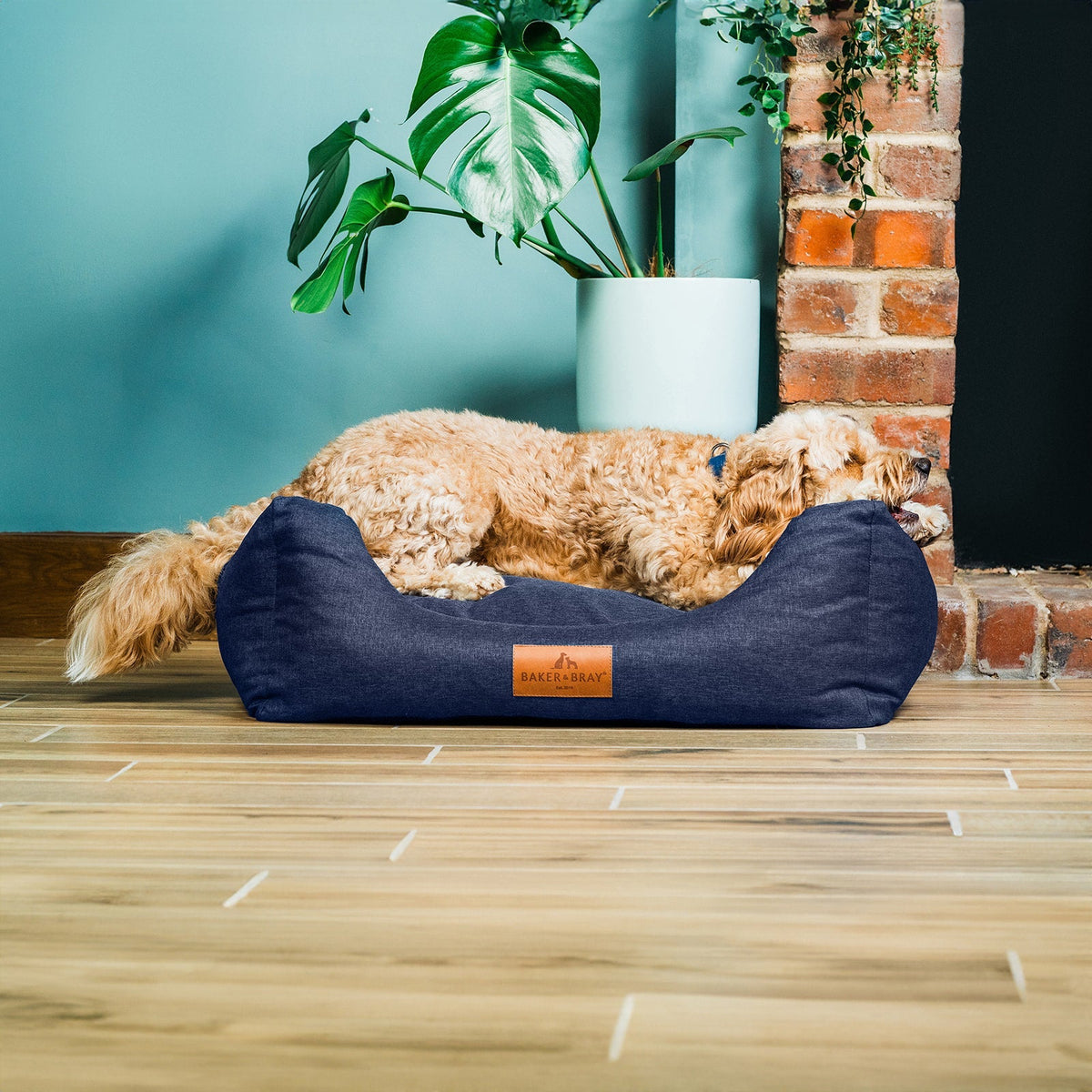 The Ultimate - Eco Friendly Orthopaedic Luxury Dog Bed, Navy Blue