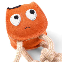 Load image into Gallery viewer, Green &amp; Wilds Sid The Squid eco dog toy