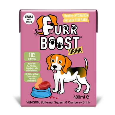 Furr Boost Venison, Butternut Squash and Cranberry Dog Drink 400ml