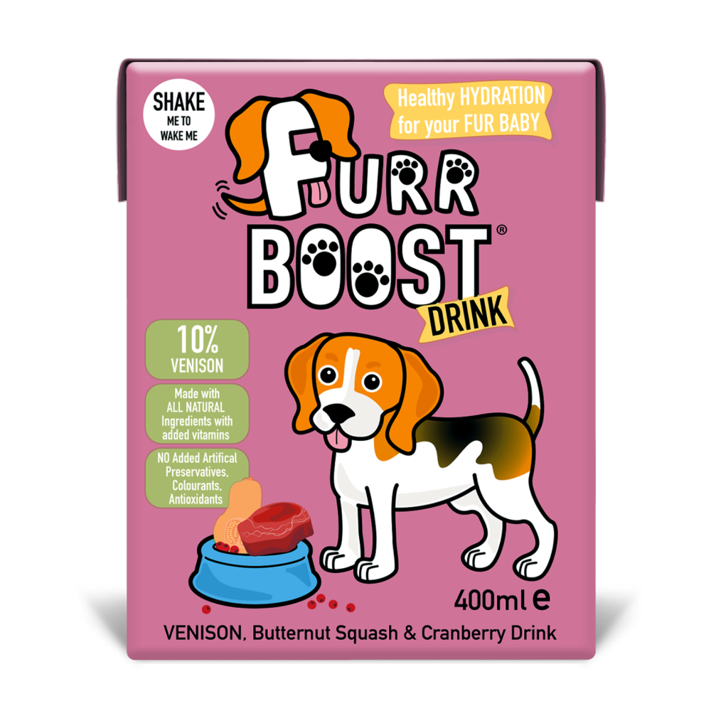 Furr Boost Venison, Butternut Squash and Cranberry Dog Drink 400ml