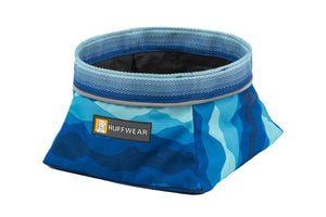 Ruffwear Quencher packable food and water bowl - new designs for 2024