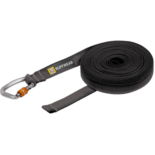 Ruffwear dog leash with carabiner on a white background