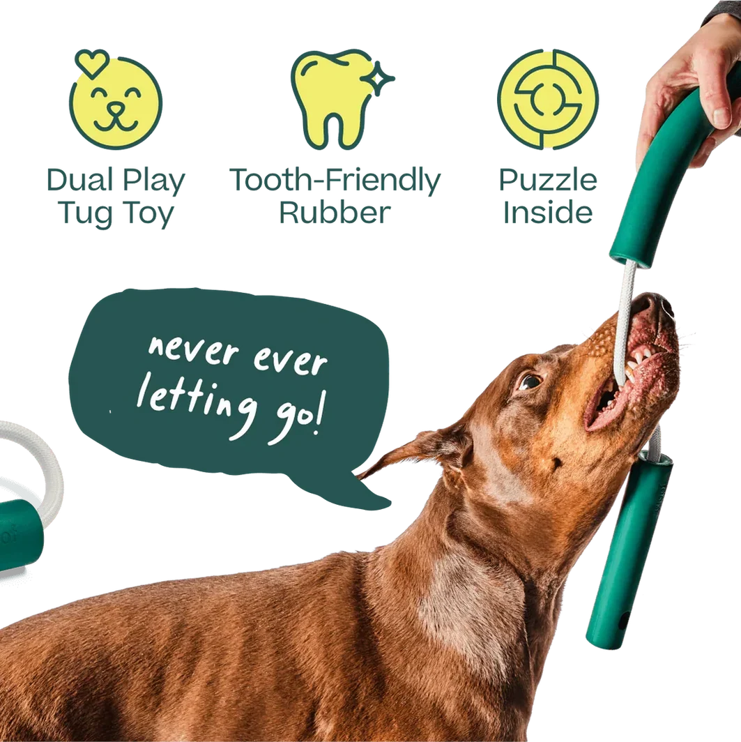 Woof NomChucks Dog Tug Toy