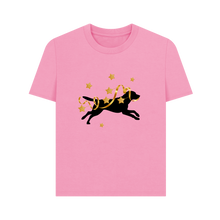 Load image into Gallery viewer, Rose Pink Printed T-shirt Front