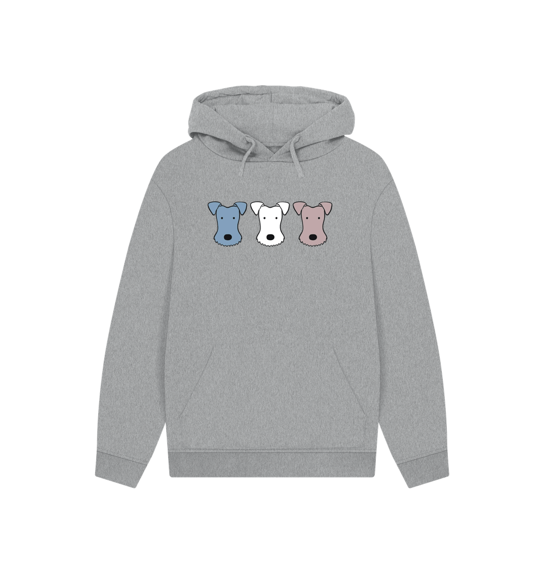 Athletic Grey Foxy! Relaxed & Comfy Pocket Hoody