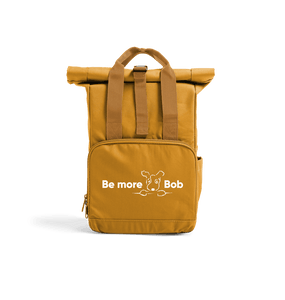 Mustard Be More Bob mini rolltop backpack