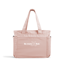 Load image into Gallery viewer, Fresh Pink Be More Bob every day tote bag