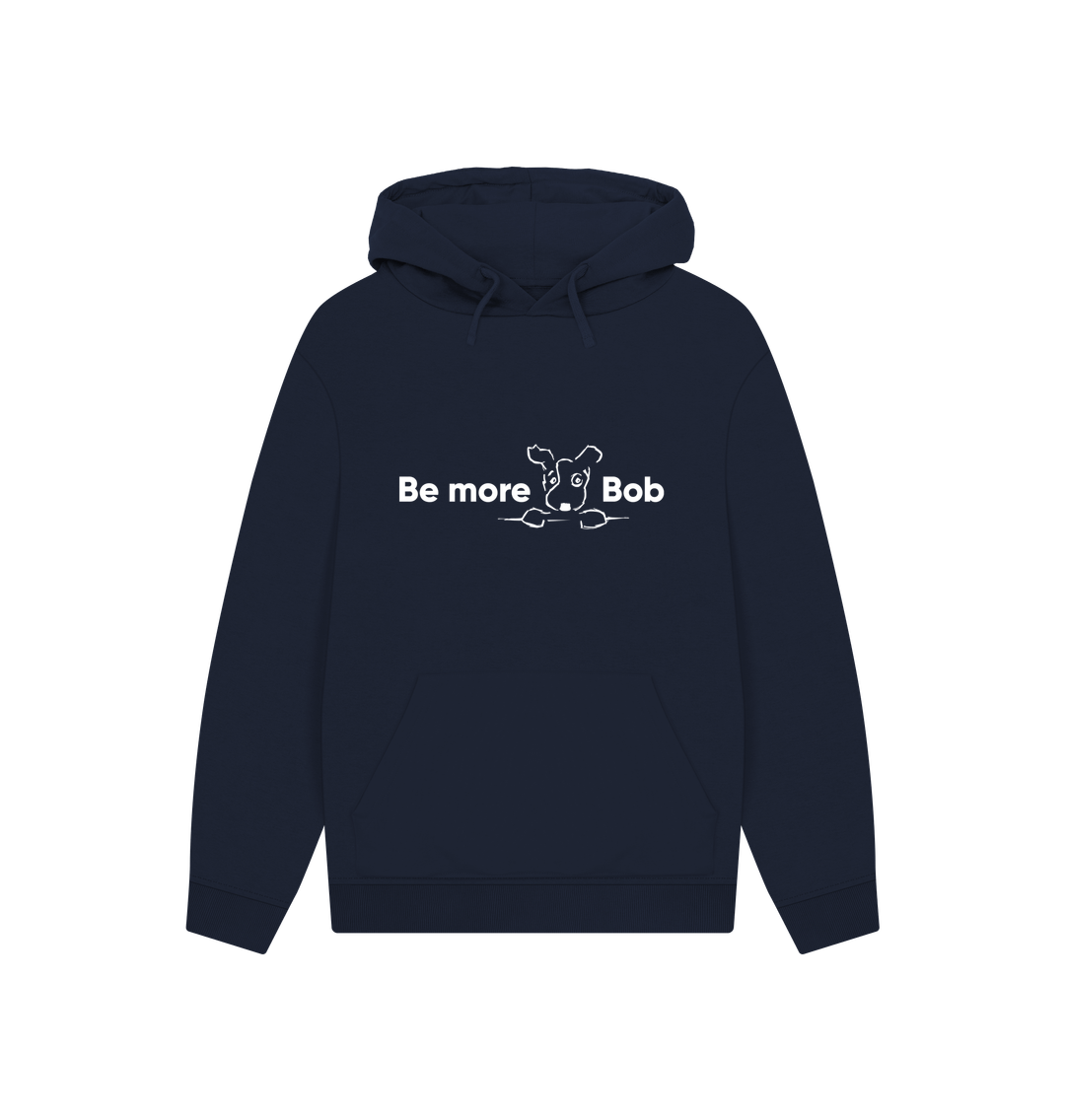 Navy Be More Bob pocket hoody